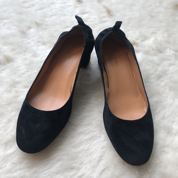j crew anya block heel